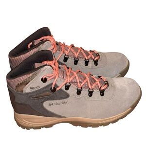 Columbia Newton Ridge Gray Hiking Shoes Women’s Size 11